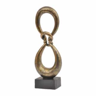 Brass Abstract Knot Sculpture
