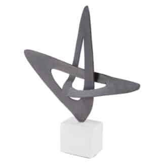 Black Abstract Sculpture