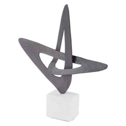 Black Abstract Sculpture