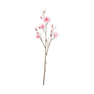 faux-pink-magnolia-stem