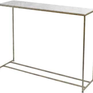 Marble & Gold Framed Console Table