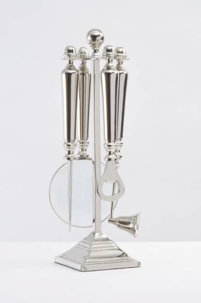 Silver Set Of Desk Accessories