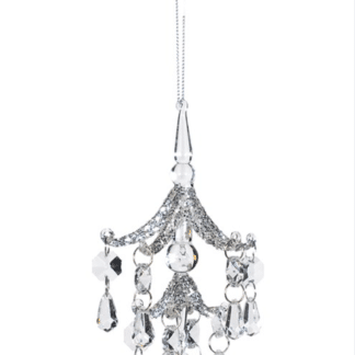 Silver Chandelier Decoration.