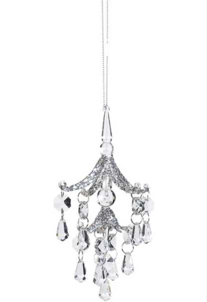 Silver Chandelier Decoration.