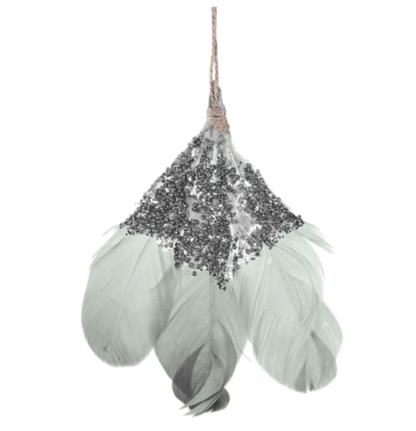 Feather & Sequin Tree Decoration