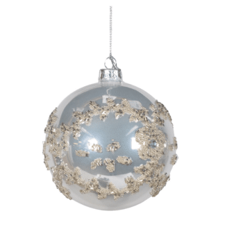 Pearlescent & Glittery Decorative Bauble