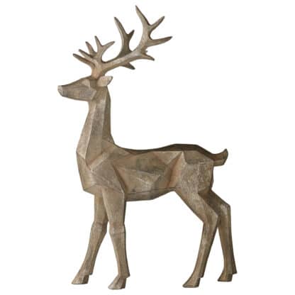 Standing Bronze Reindeer