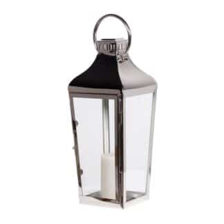 small silver lantern