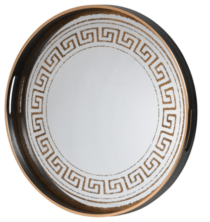 Decorative Black Mirror Tray