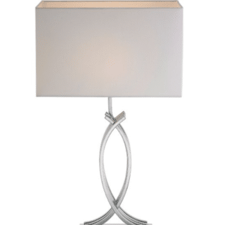 Decorative Lamp with a White Shade