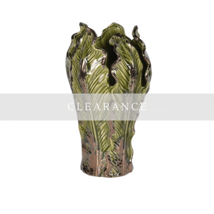 Decorative Olive Leaf Vase