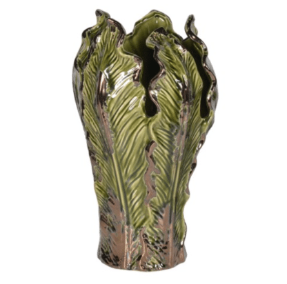 Decorative Olive Leaf Vase