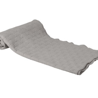 Soft Grey bed quilt