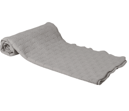 Soft Grey bed quilt