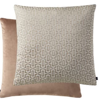geometric patterned cushion