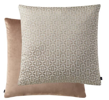 geometric patterned cushion