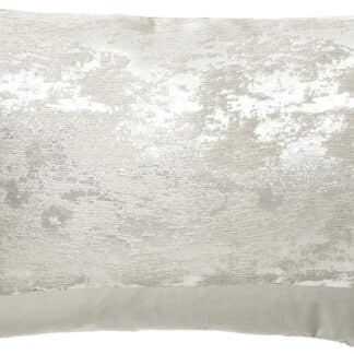 Off white textured pillow