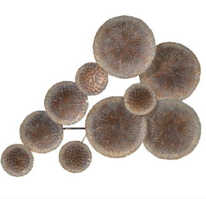 Circular Bronze Wall Decoration