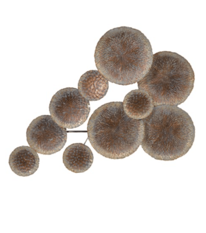 Circular Bronze Wall Decoration