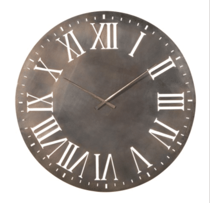 Large Rustic Roman Clock