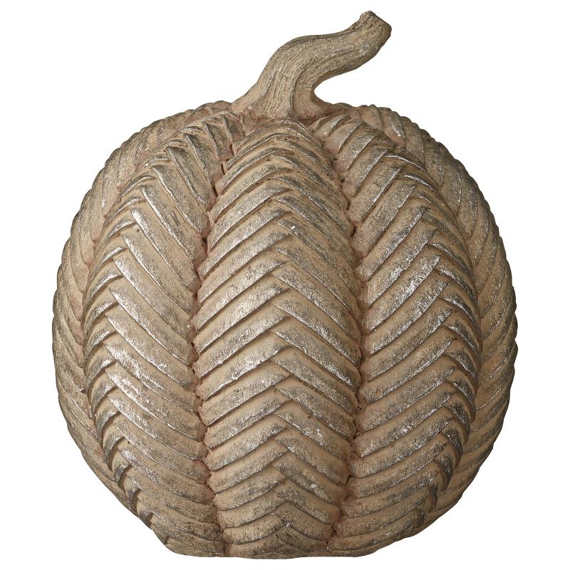 A Decorative Golden Pumpkin