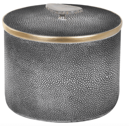 shagreen agate box