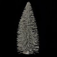 Medium Cream/Sage Glittery Christmas Tree