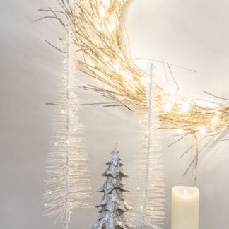 Lit Brush Christmas Tree