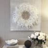 Ivory Feather Wall art