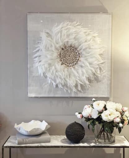 Ivory Feather Wall art