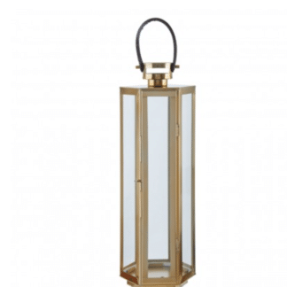 tall gold lantern