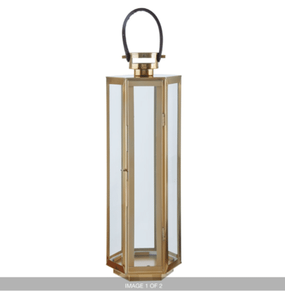 tall gold lantern