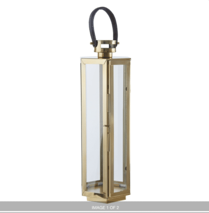 tall gold lantern