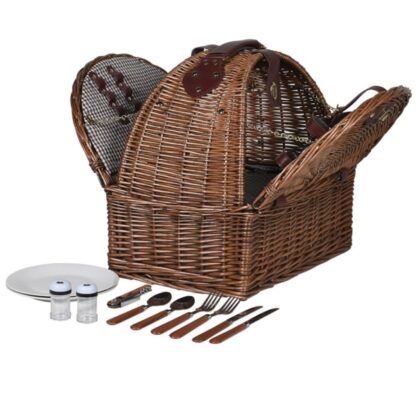 Round Bramley Picnic Basket