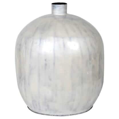 White Coral Enamel Vase