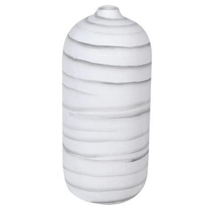 White Stripe Vase