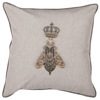 Cream Linen Bumble Cushion