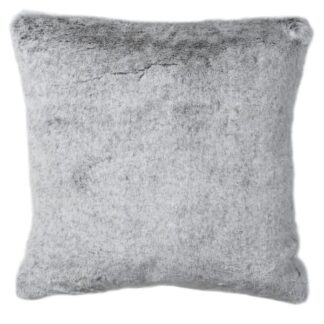 Grey Faux Fur Cushion