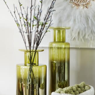 Olivia Glass Bottle Vase