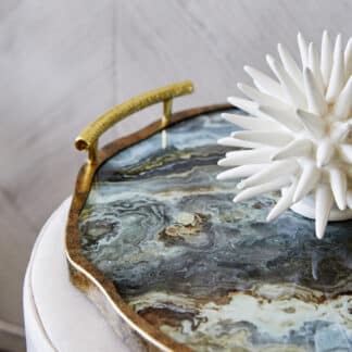 Marble effect Blanco Tray