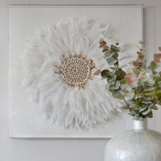 Ivory Feather Wall Art