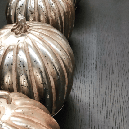 Antique Glass Pumpkin Decoration