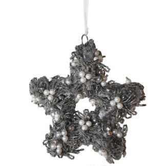 Beaded Hanging Star