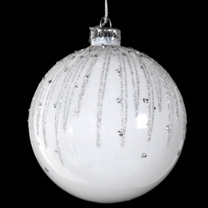 White Decorative Bauble