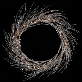 champagne twig festive wreath