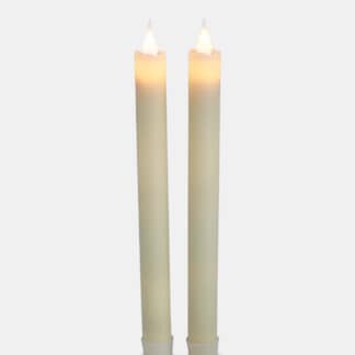 Tapered Led Candle - set of 2