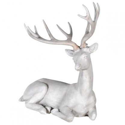 White decorative reindeer