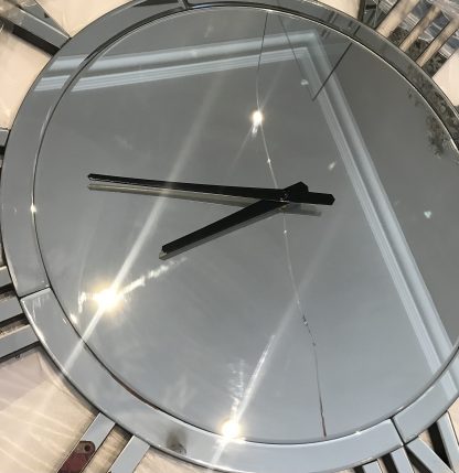 Contemporary Round Mirror Wall Clock