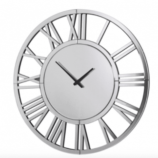 Contemporary Round Mirror Wall Clock