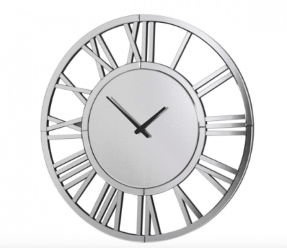 Contemporary Round Mirror Wall Clock
